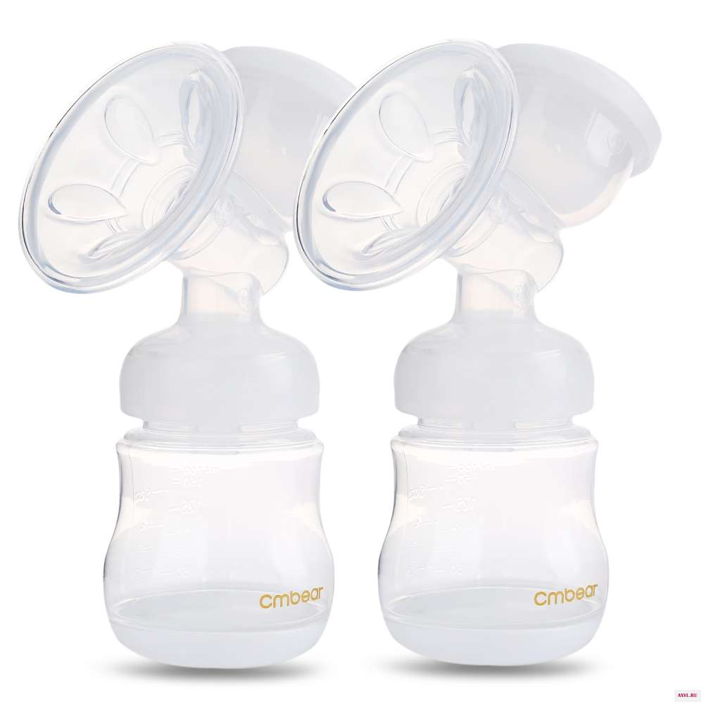 Cmbear Baby Breastfeeding LCD Display Double Breast Pump Milk Bottle PP USB Unilateral Convenient Powerful Pumps | - Цена: 