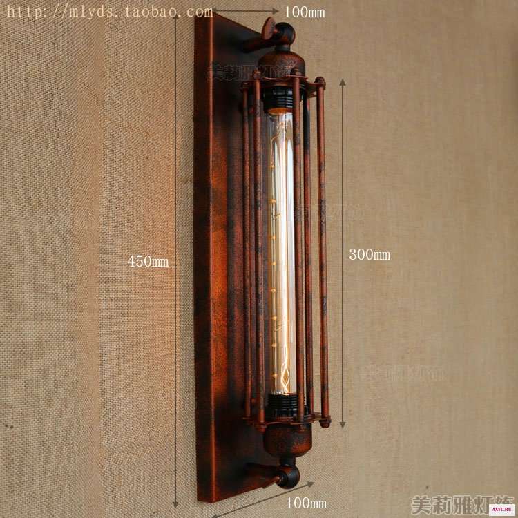 Винтажный настенный светильник Эдисона в стиле ретро|lampe murale|edison wall sconcewall sconce |
