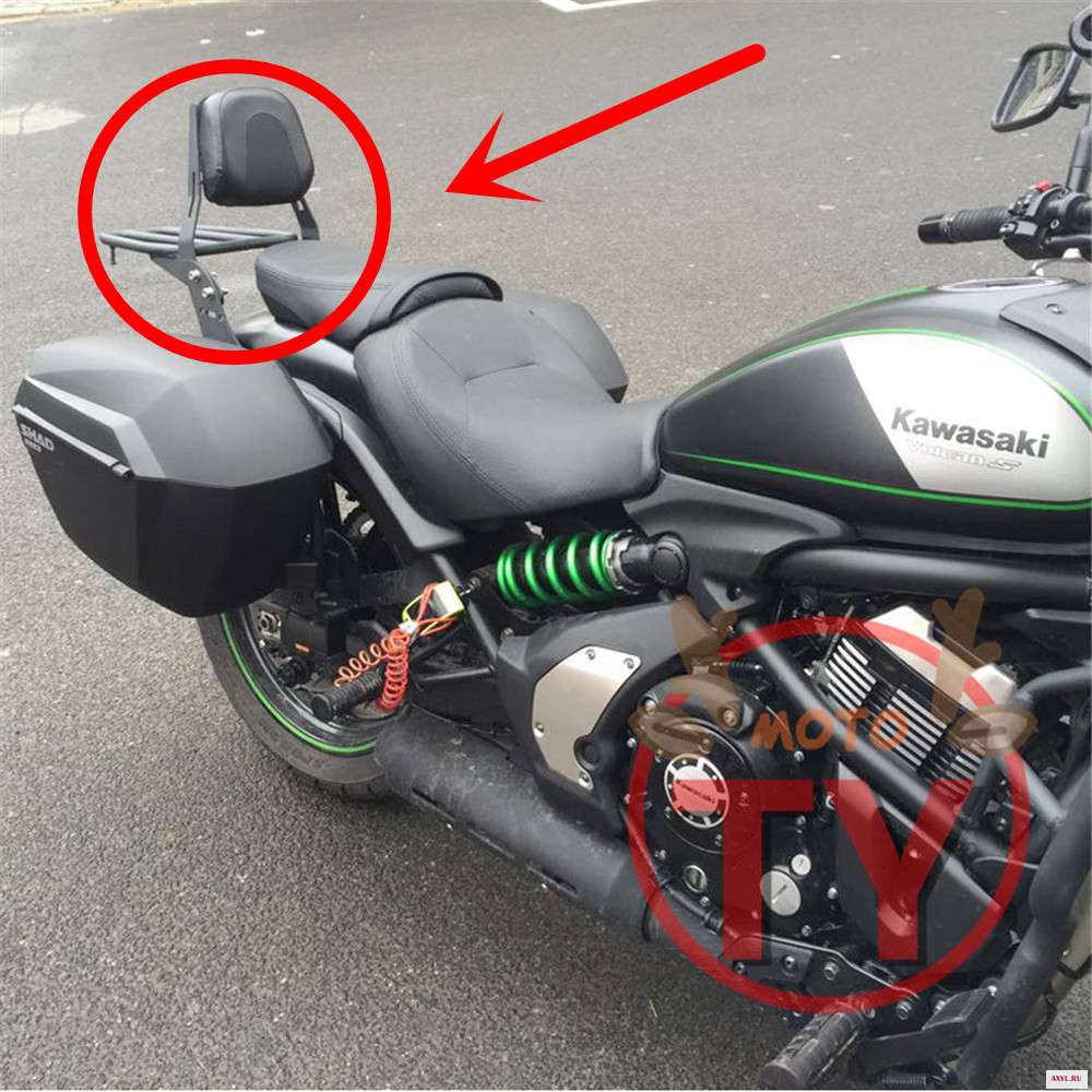 Продажа для Kawasaki VN650 VN 650 Vulcan S S650 2015 2018 высокое качество багажная стойка заднее ПАССАЖИРСКОЕ СИДЕНЬЕ спинка 15