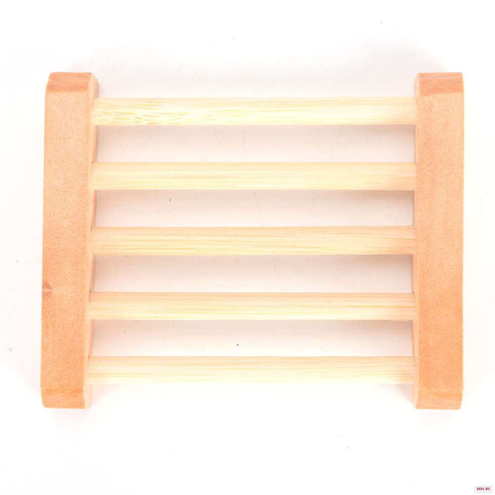 Classic Practical Wooden soap box Soap Dish Bath Soap Holder Soap Bathroom Accessories 1PCS 9*7cm
