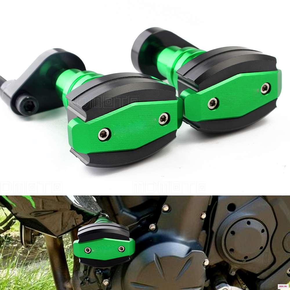 Для kawasaki ZX10R ZX 10R 2004 2005 CNC мотоциклетные противоударные колодки выхлопная рама слайдеры защитные боковые
