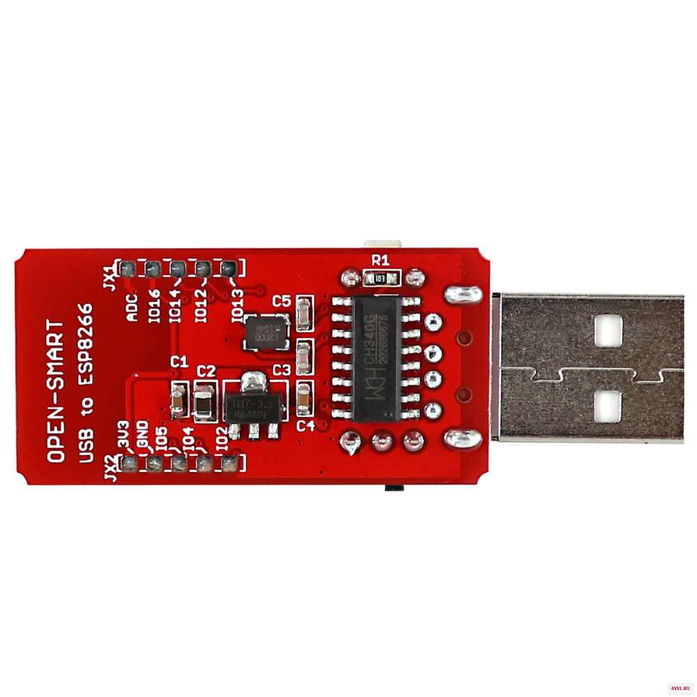 Открытый интеллектуальный USB к ESP8266 ESP 07 Wi Fi модуль встроенный антенный 2 4 г последовательный трансивер для