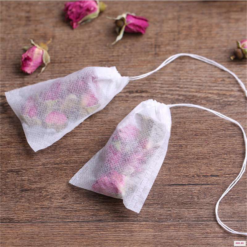 100Pcs/Lot Teabags Empty Scented Tea Bags With String Heal Seal Filter Paper for Herb Loose Tea Bolsas de te 9x10CM