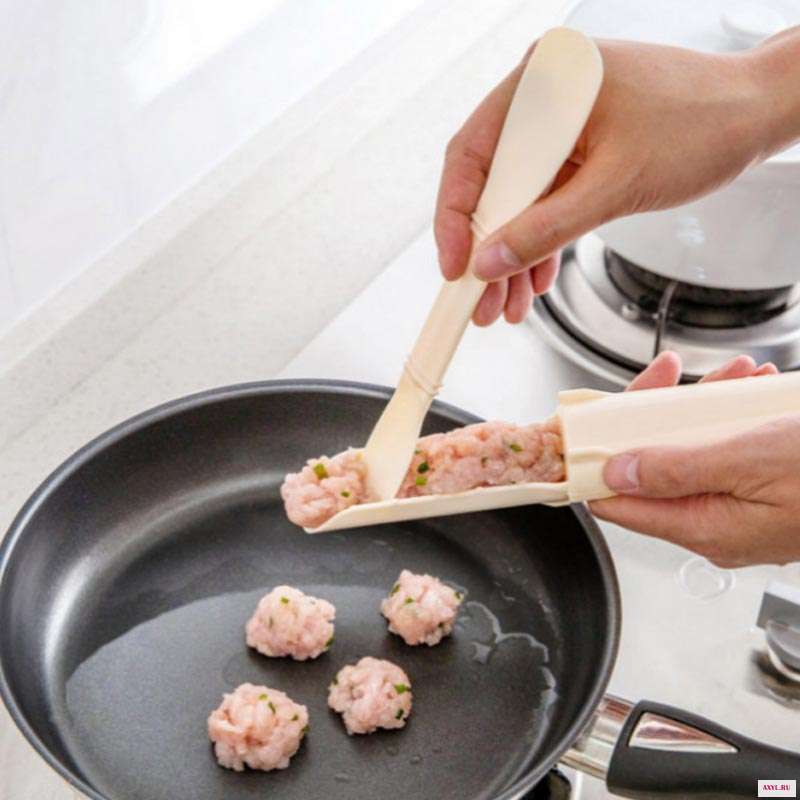 Креативный DIY производитель мясных шариков креветочные шарики обработка совок мячи для рыбы Мясные Шарики