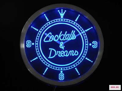 Nc0308 коктейли и мечты Бар Винный неоновый знак светодиодный - Цена: 