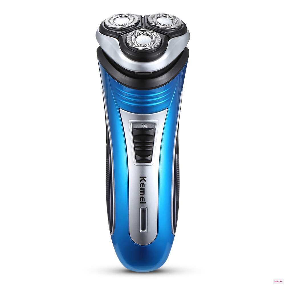 Kemei KM 2801 Мужская перезаряжаемая Тройная плавающая электрическая бритва для ухода за лицом триммер бороды