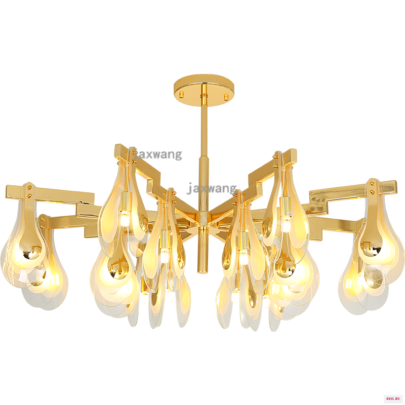 Популярная роскошная люстра в стиле постмодерн дизайнерский светильник для гостиной обеденная гостиничная