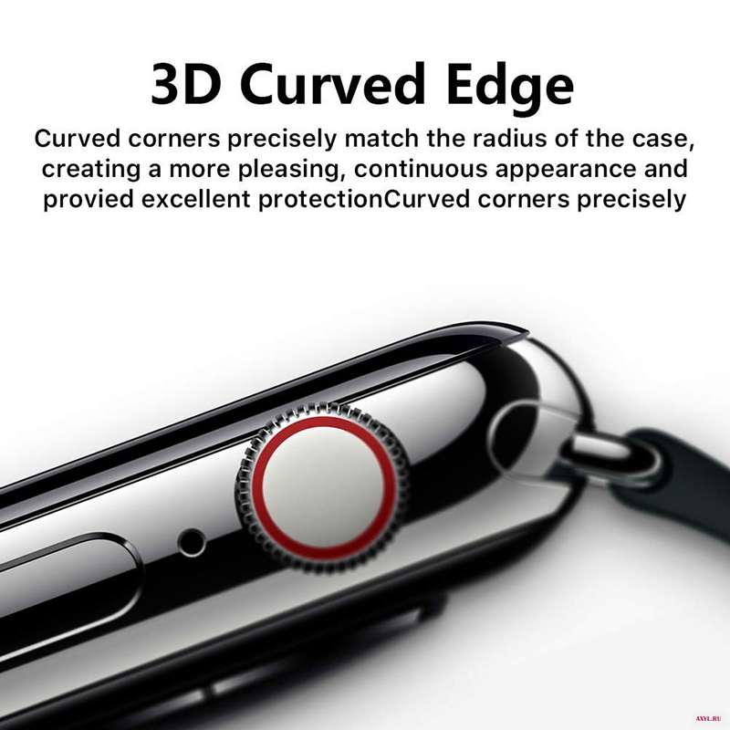 3D изогнутое закаленное стекло HD для Apple Watch Series 3 2 1 38 мм 42 Защитная пленка iWatch 4 40 44 мм|Ремешки часов| |