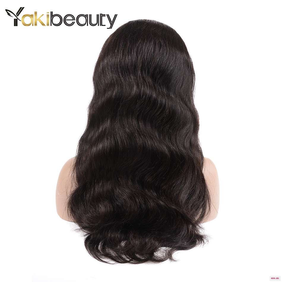 Pre Plucked Full Lace Human Hair Wigs For Women Natural Black 180% Density Malaysian Body Wave Virgin Hair Full Lace Wig No Shed (10)