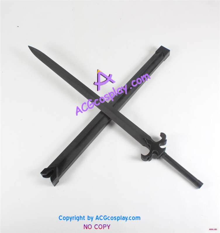 Косплей реквизит из поливинилхлорида Kirito Black Sword Art Online для косплея|cosplay props|sword cosplay |