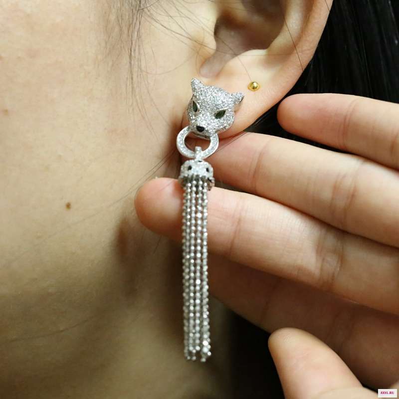 Женский комплект из колье и серёг серебра 925 пробы с фианитом|wedding set|women wedding setnecklace women |