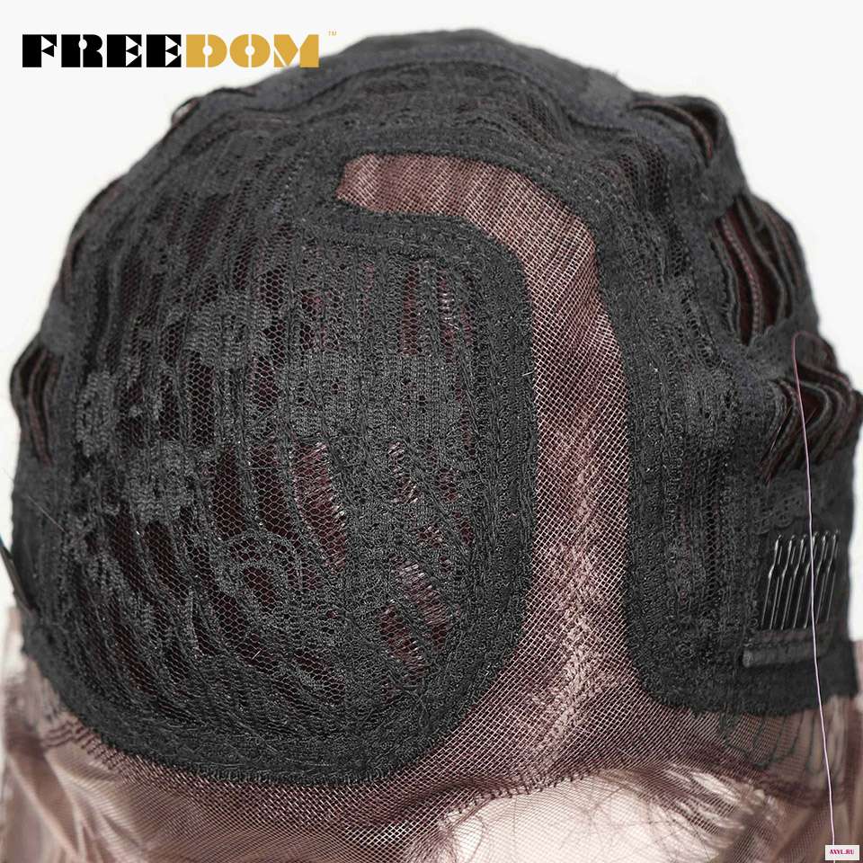 Парик для косплея FREEDOM Wig прямой жаропрочный синтетический 30 дюймов с эффектом омбре розового цвета|wigs free|wig