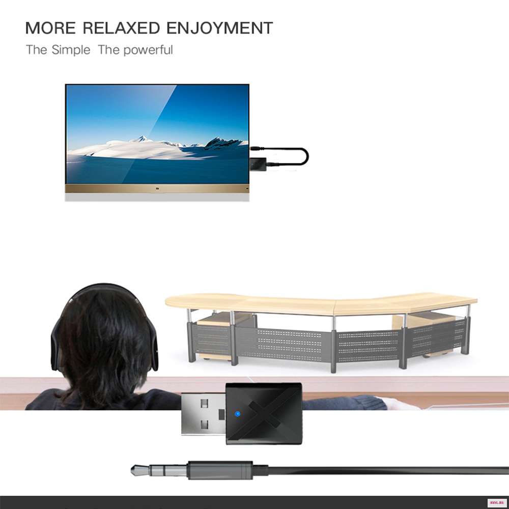 Bluetooth передатчик USB для компьютера PC беспроводной мышь динамик 5 0 музыкальный приемник 3 мм Jack адаптер