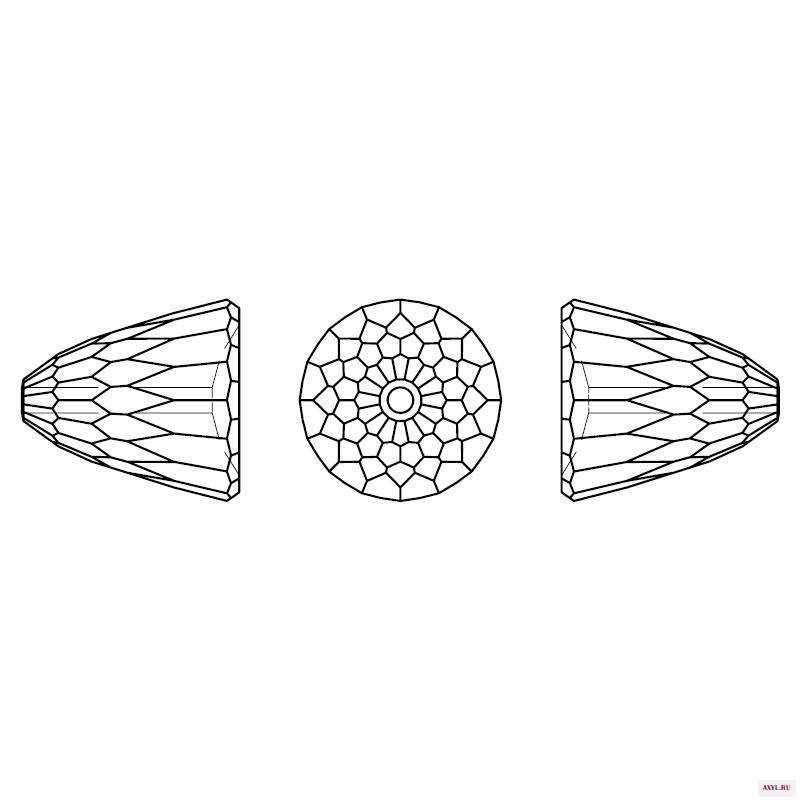(1 шт.) 100% оригинальный кристалл Swarovski 5541 купольная бусина большого размера сделано в австрийском стиле