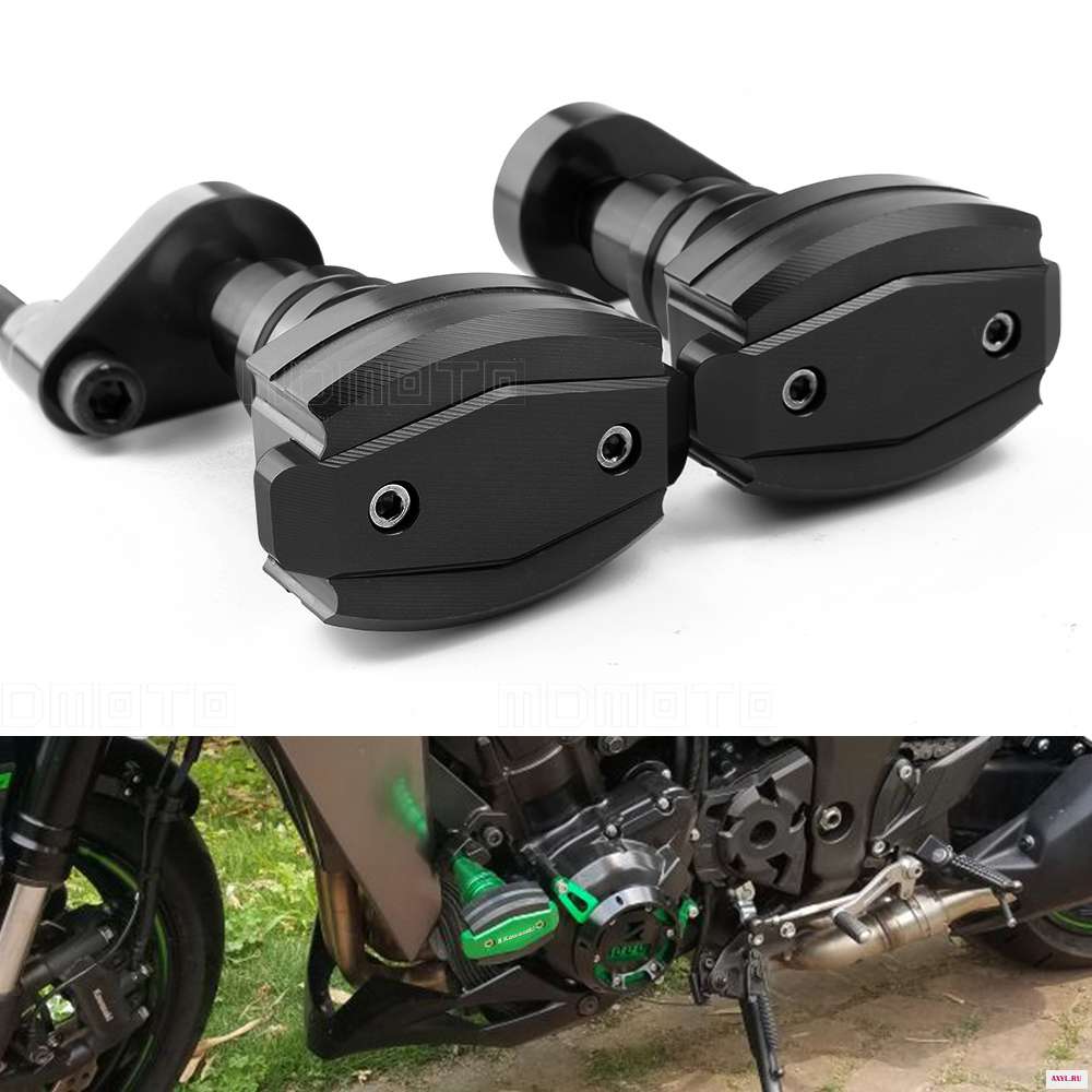 Для kawasaki ZX10R ZX 10R 2004 2005 CNC мотоциклетные противоударные колодки выхлопная рама слайдеры защитные боковые