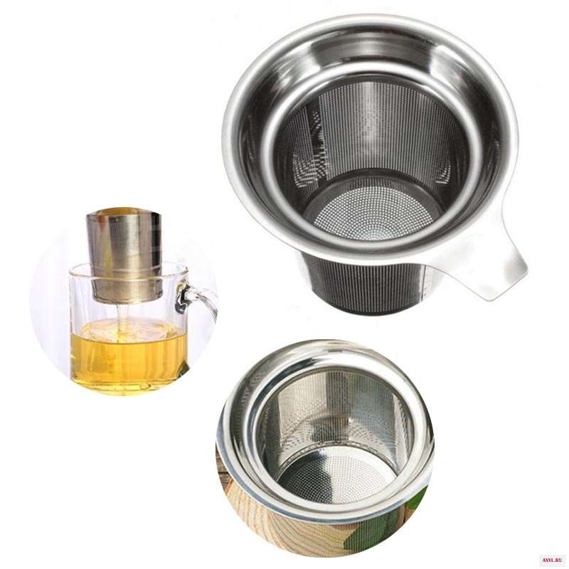 Сетчатый Чай Infuser Фильтр для чая повторного использования чайник из нержавеющей стали свободный чайный лист
