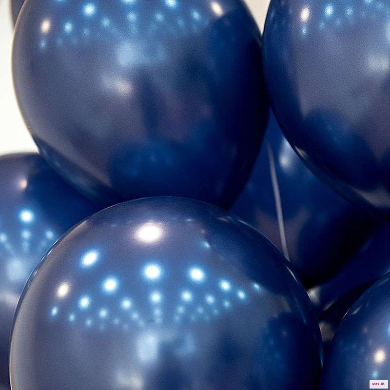 1 комплект 12 дюймов Noctiluca синих латексных шаров сердца 18 inch матовый темно синие воздушные шары на день