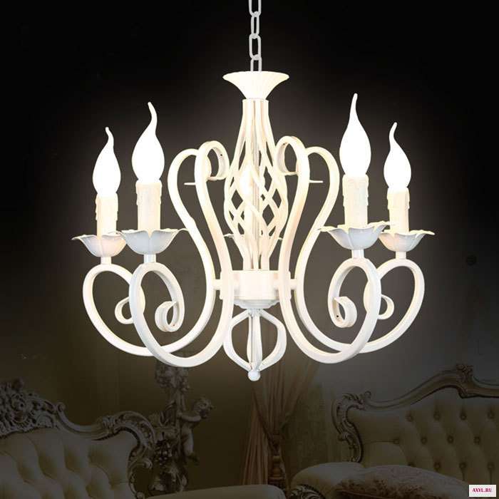 Бесплатная доставка! Роскошная железная хрустальная люстра в деревенском стиле винтажная антикварная