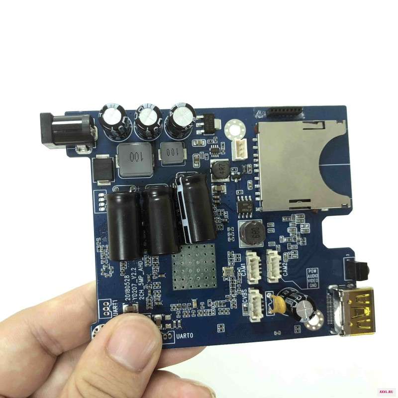 2CH мини плата AHD DVR PCB HD 1080P 2ch автомобильный автобус мобильный видеорегистратор цифровая поддержка SD карты с
