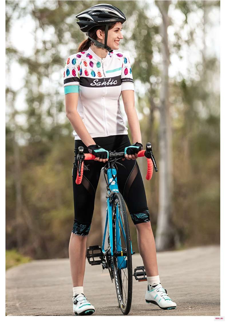 2018 Santic Cycling Shorts Women MTB Shorts Downhill Bike Shorts Bicycle Short Hollow Out Road Sport Cycling 34 Shorts Mesh (11)