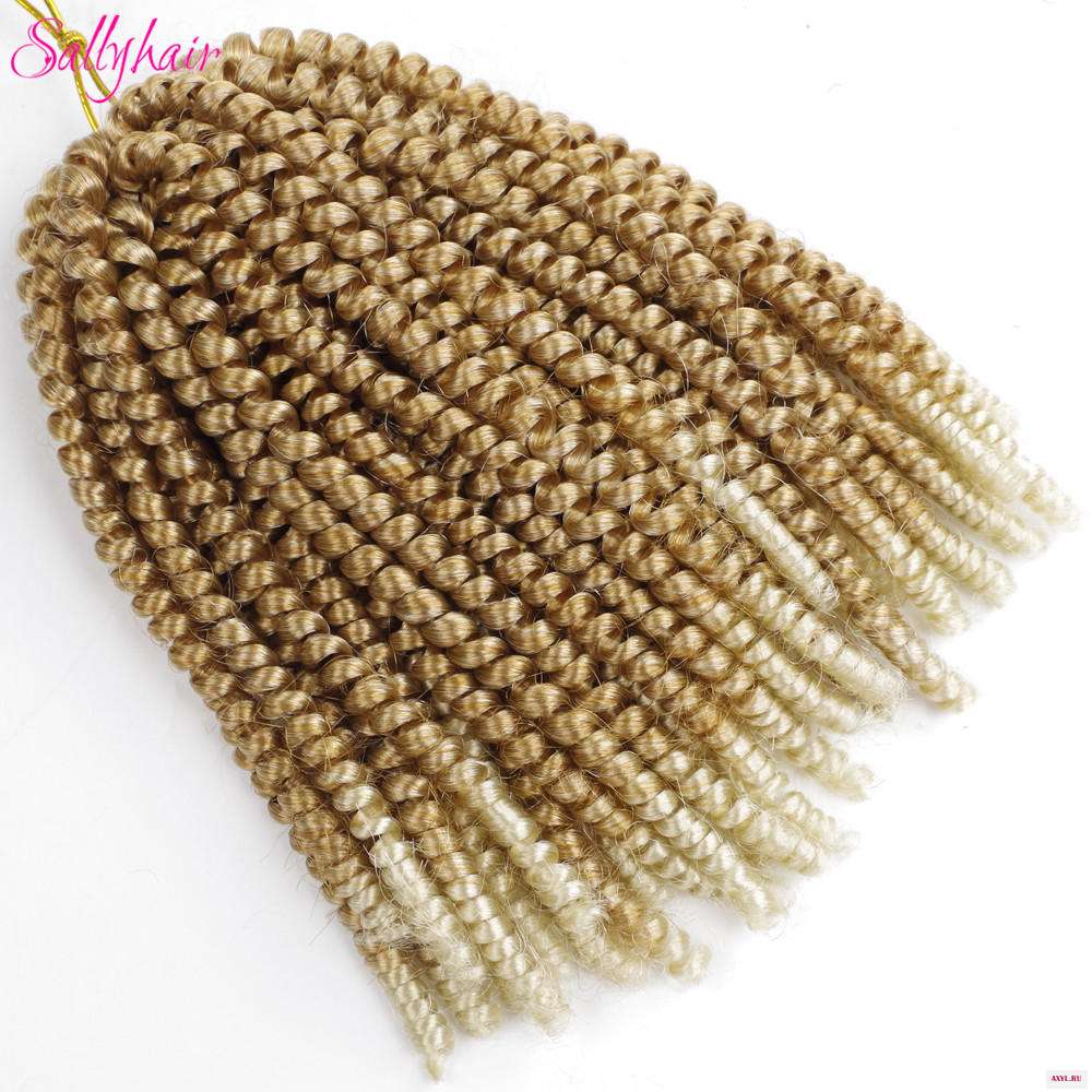 Sallyhair вязаные косички волосы с Омбре плетеные цветные синтетические для наращивания 30 нитей/упаковка 110