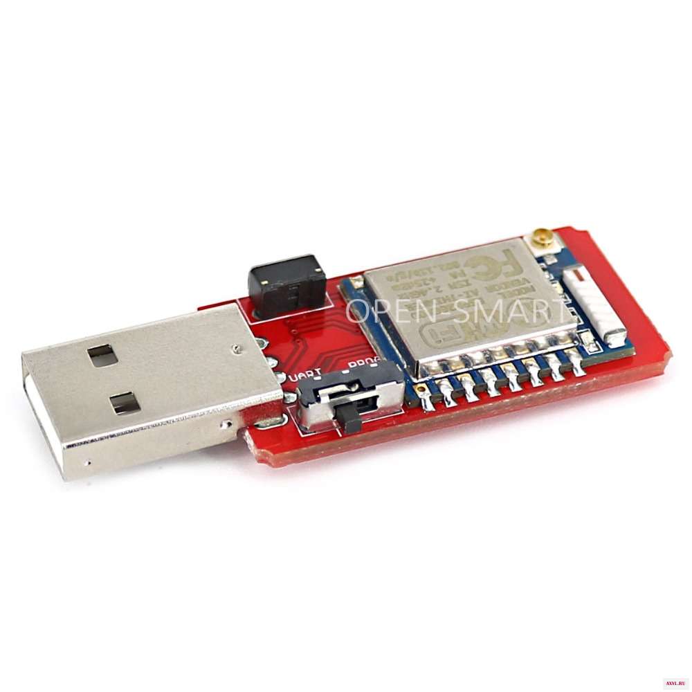 Открытый интеллектуальный USB к ESP8266 ESP 07 Wi Fi модуль встроенный антенный 2 4 г последовательный трансивер для