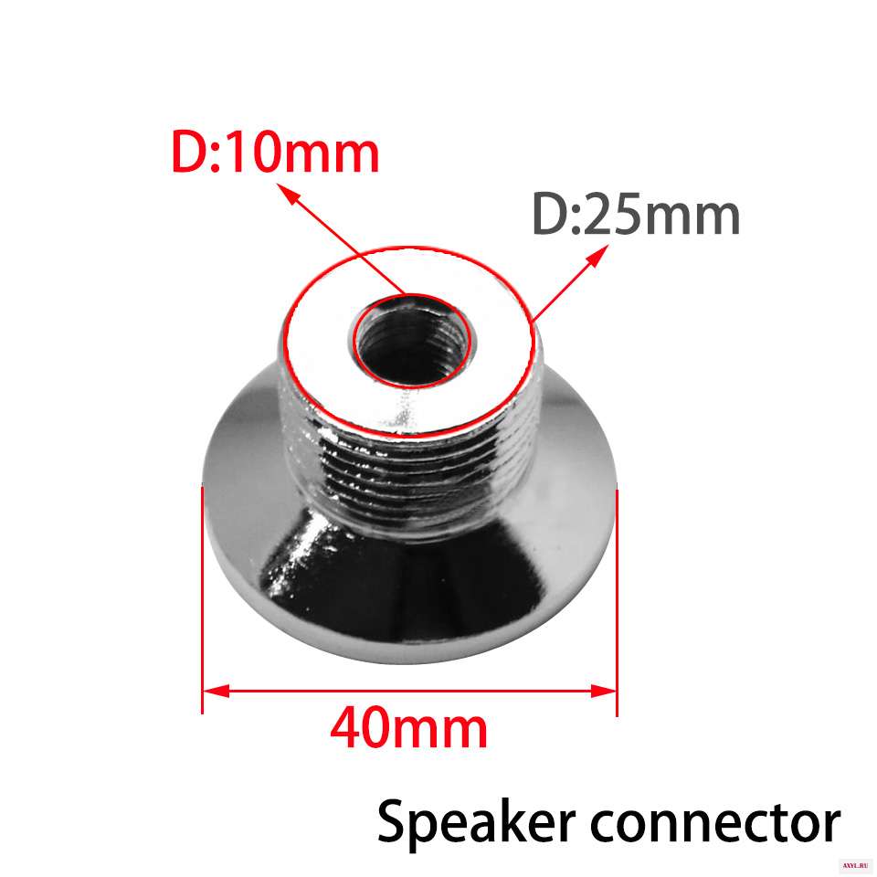 Диаметр 25 мм внутренняя железная трубка M10 Женская нить + Гальваническая металлическая ажурная прямая для DIY