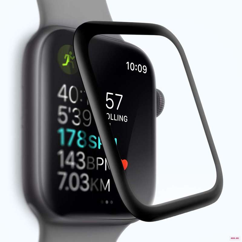 3D изогнутое закаленное стекло HD для Apple Watch Series 3 2 1 38 мм 42 Защитная пленка iWatch 4 40 44 мм|Ремешки часов| |