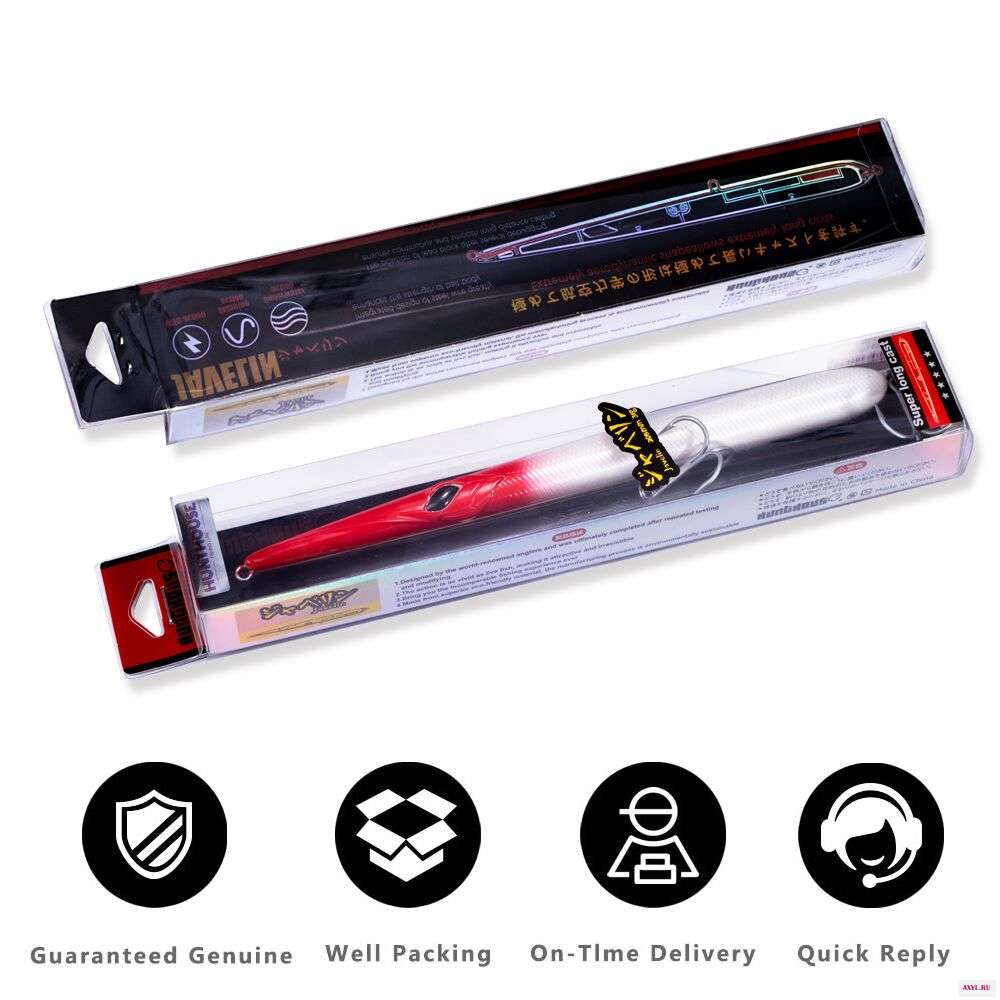 Hunthouse иглы stylo рыболовная приманка заброса карандаш стикбейт плавающих и опускается на дно 205 мм 31/36g пропуск