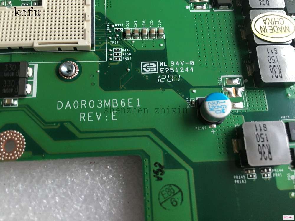 Материнская плата KEFU для ноутбука Dell Inspiron N7110 17R модель CN 0XMP5X DDR3 PGA989 Протестировано хорошо|Материнские платы|