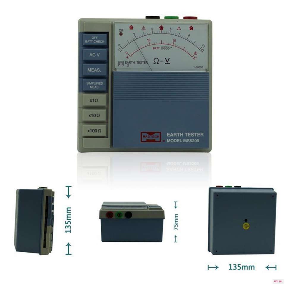 MASTECH MS5209 аналоговый измеритель сопротивления заземления Megger Megometro 1 1K низкой мощности|Измерители