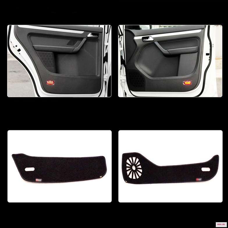 4 шт. декоративные тканевые коврики для дверей VW Touran|for vw|door protectionpads door |