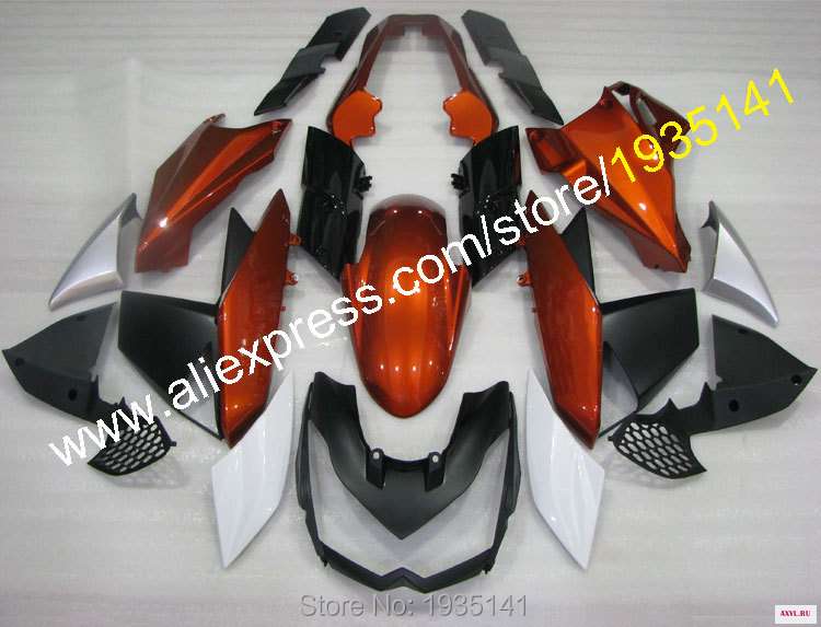 Пластиковые детали для Kawasaki Z1000 2010 2011 2012 2013 Обтекатели Z 1000 10 11 12 13 оранжевый черный комплект (литьё под