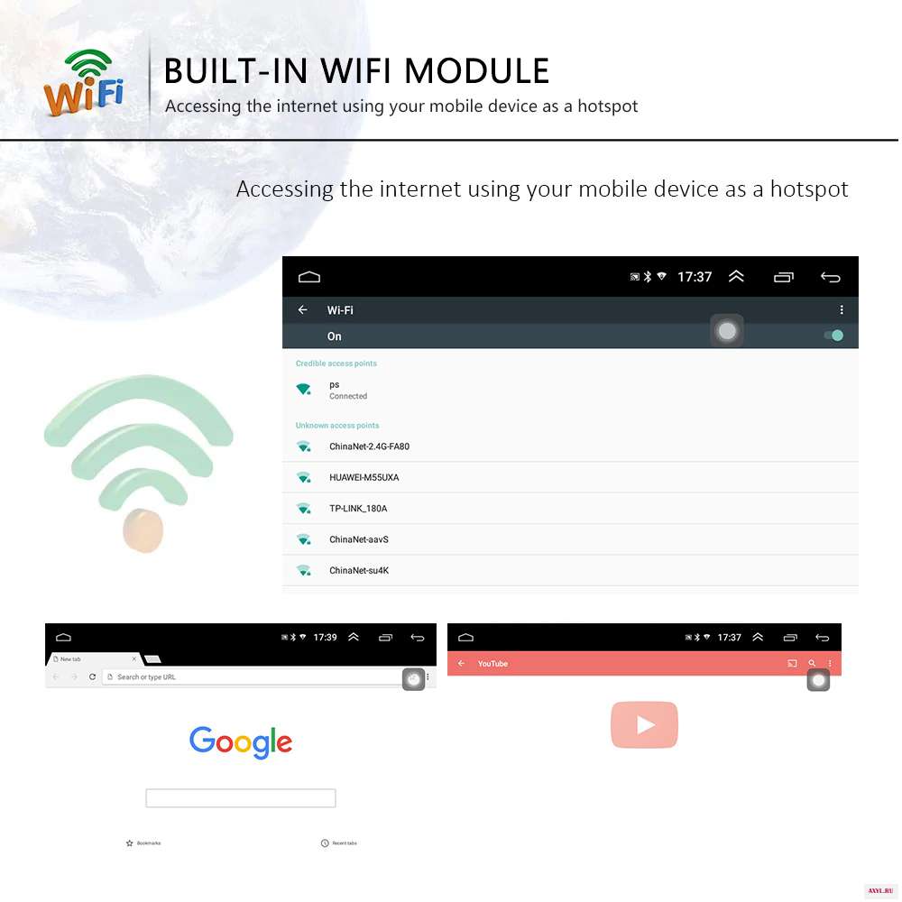Автомагнитола Podofo 2 din Android 8 1 дюймов GPS мультимедийный плеер для