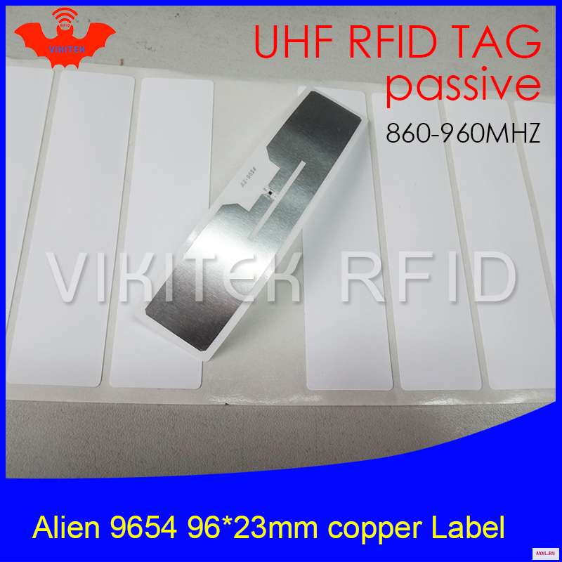 RFID метка UHF наклейка Alien 9654 с печатью 915 МГц 868 Higgs3 EPC 6C клейкая пассивная метка|Карты контроля доступа| |