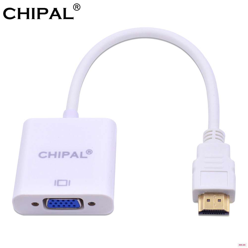 CHIPAL best Чипсет HDMI конвертер VGA HDMI2VGA Кабель адаптер для все в одном настольных ПК ноутбуков Tablet до 1080 P HDTV