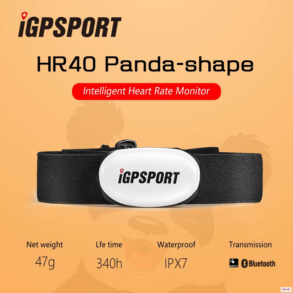 Умный пульсометр iGPSPORT HR40 профессиональный для велоспорта и бега с поддержкой мобильного