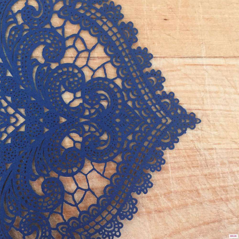 Blue Wedding Invitation