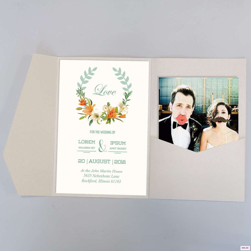 Romantic Wedding Invitation