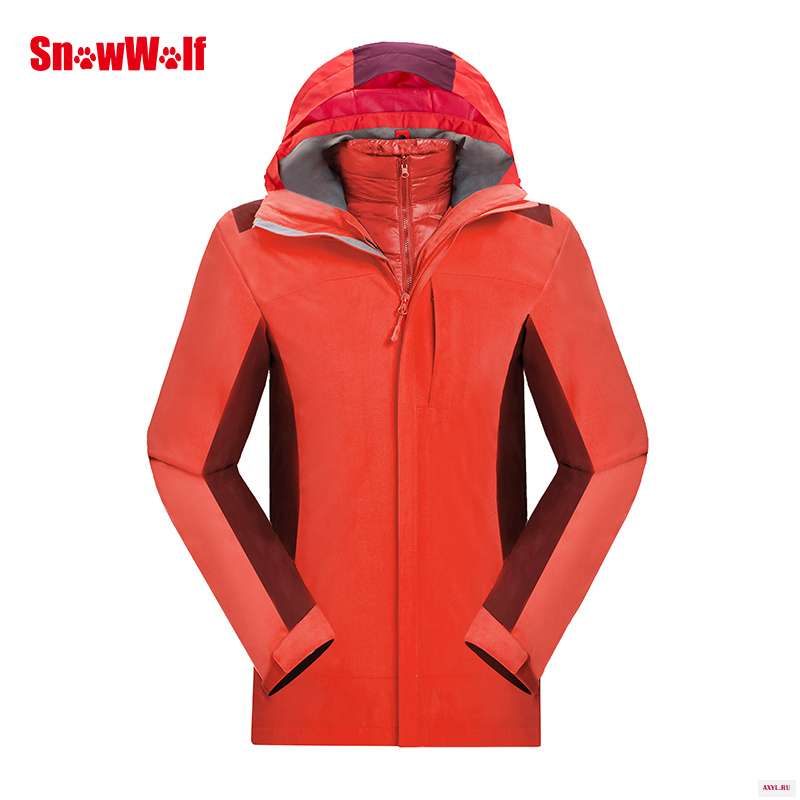 SNOWWOLF 2019 женская зимняя уличная мягкая куртка для походов водонепроницаемая с капюшоном из термохлопка