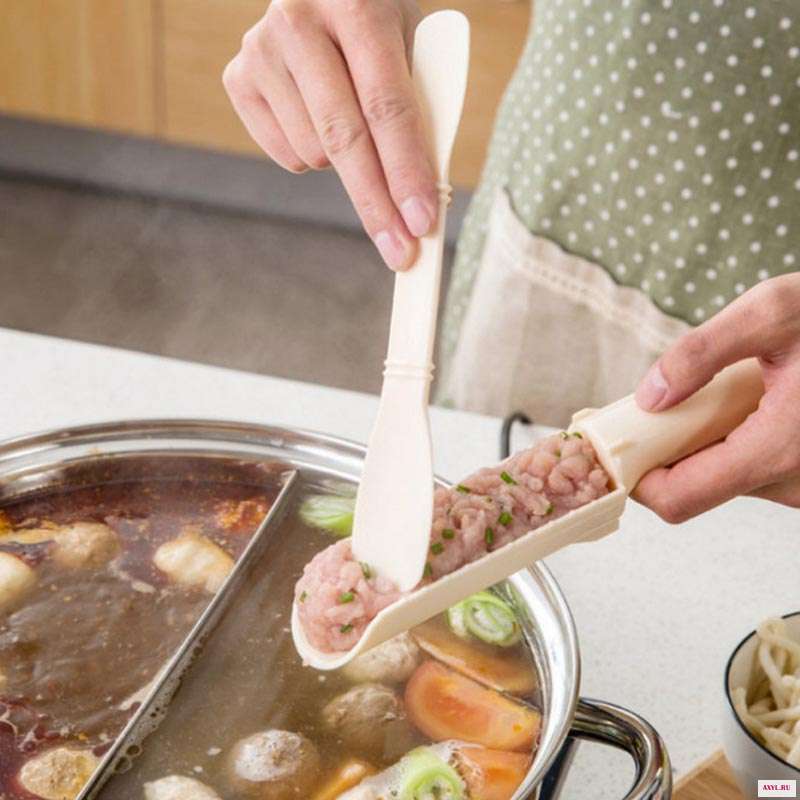 Креативный DIY производитель мясных шариков креветочные шарики обработка совок мячи для рыбы Мясные Шарики