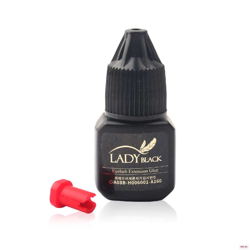 Ladyblack клей для отдельных ресниц быстросохнущий наращивания и увеличения объема безопасный накладных