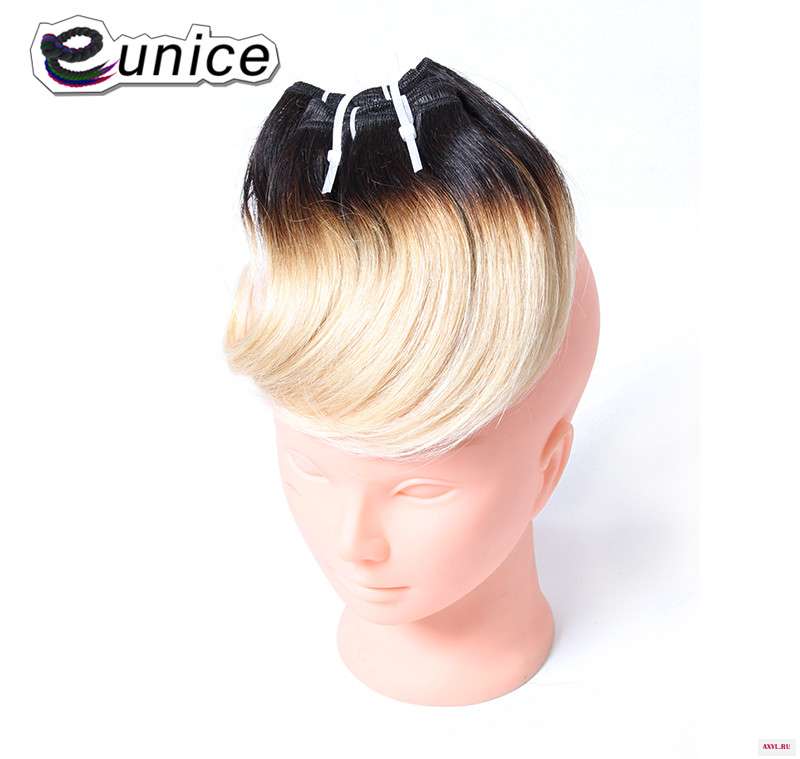 Body Wave 3 Bundles 2 Tone Human Hair Short Ombre Malaysian Bob Wavy Hair (10)