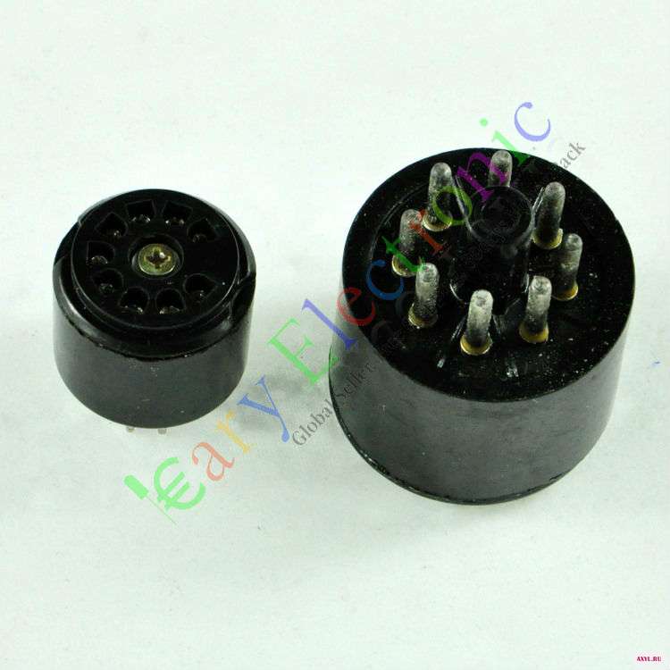 Вакуумная трубка Bakelite 1 шт. 9pin Fr 12AX7 + 8pin Octal DIY Бесплатная доставка опт и розница|test socket|vacuum tube testtube socket saver |