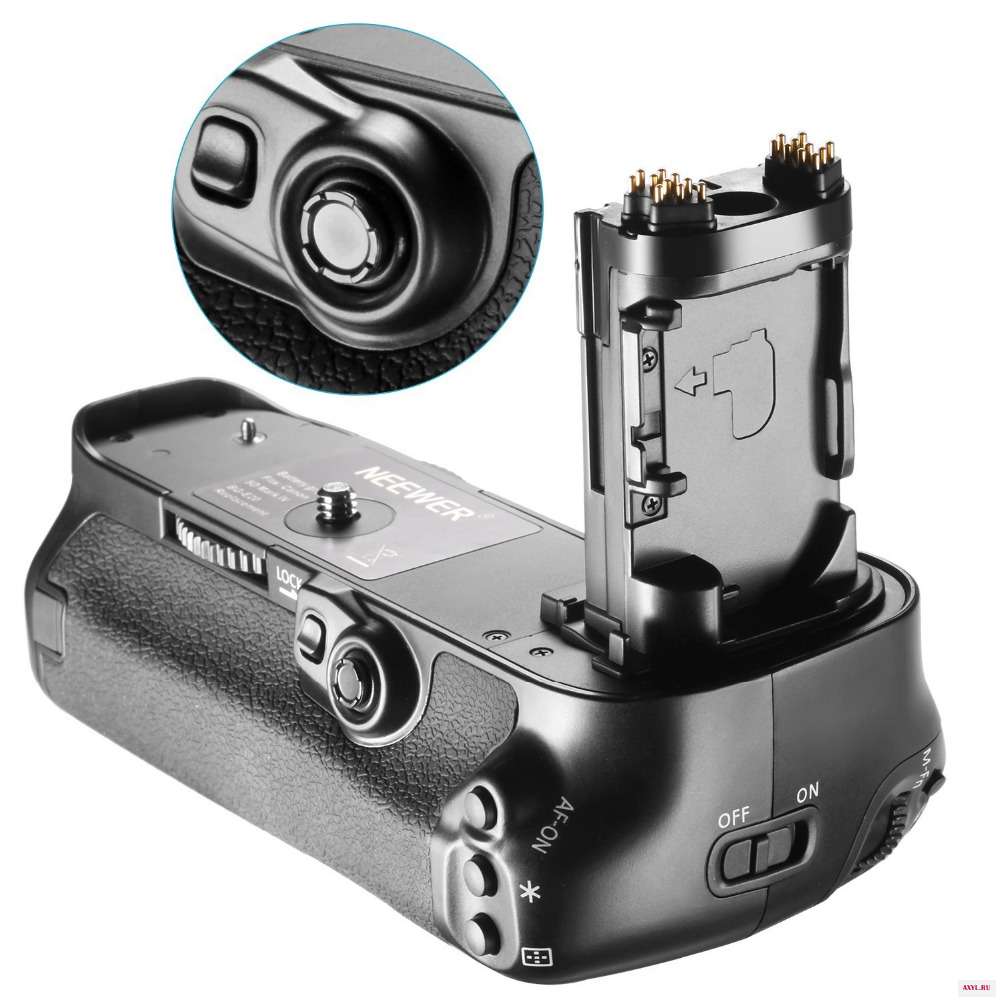 Батарейный блок Neewer для камеры Canon 5D Mark IV Сменный аккумулятор совместим с аккумуляторами BG E20 аккумулятором