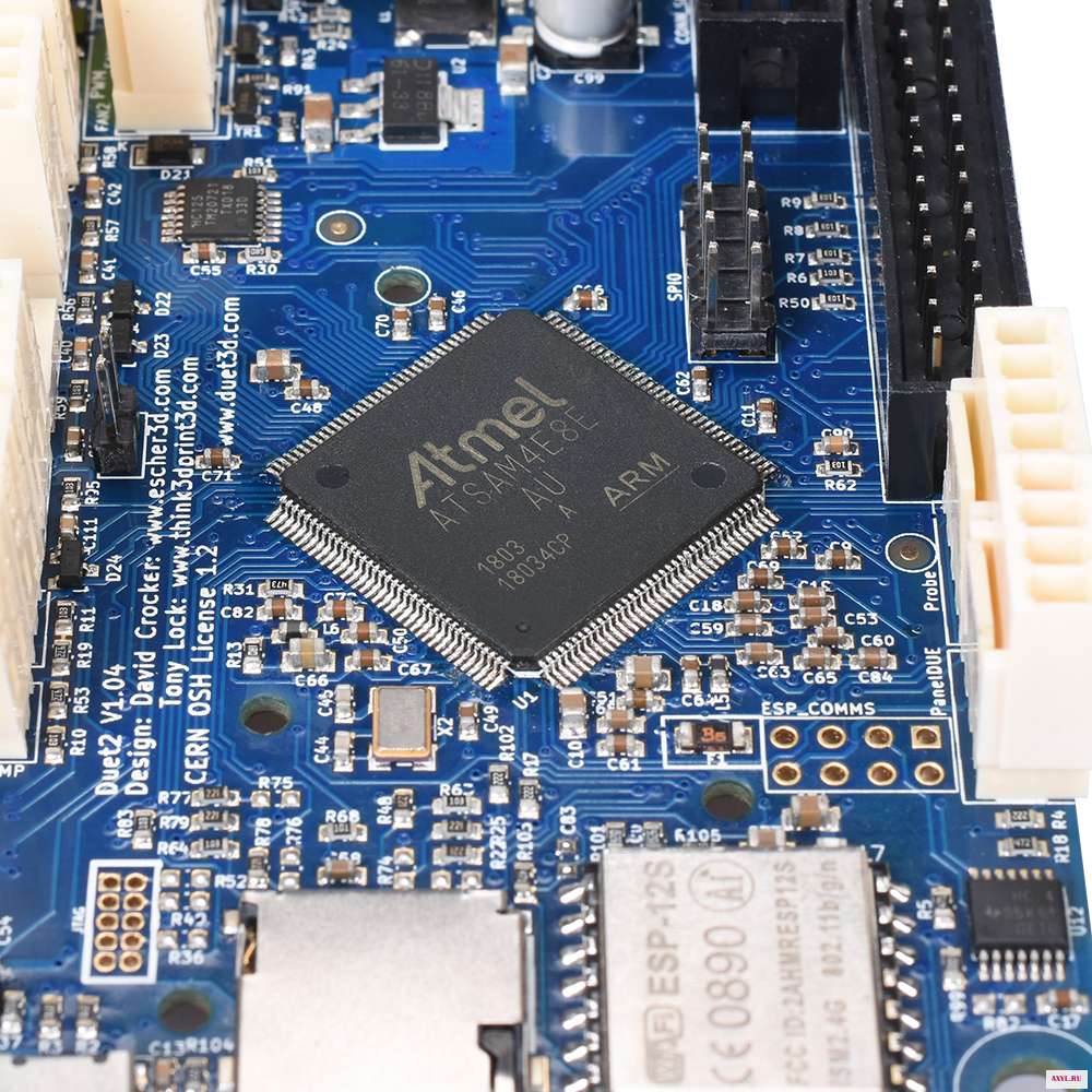Клонированная 32 битная плата управления Duet 2 Wifi V1.04 Duetwifi для PanelDue 4 3 RepRap усовершенствованная материнская CNC 3D