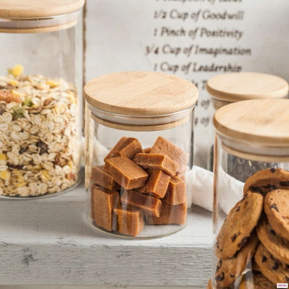 1 шт. прозрачная креативная стеклянная бутылка для хранения кухонный Органайзер простая дизайнерская чая