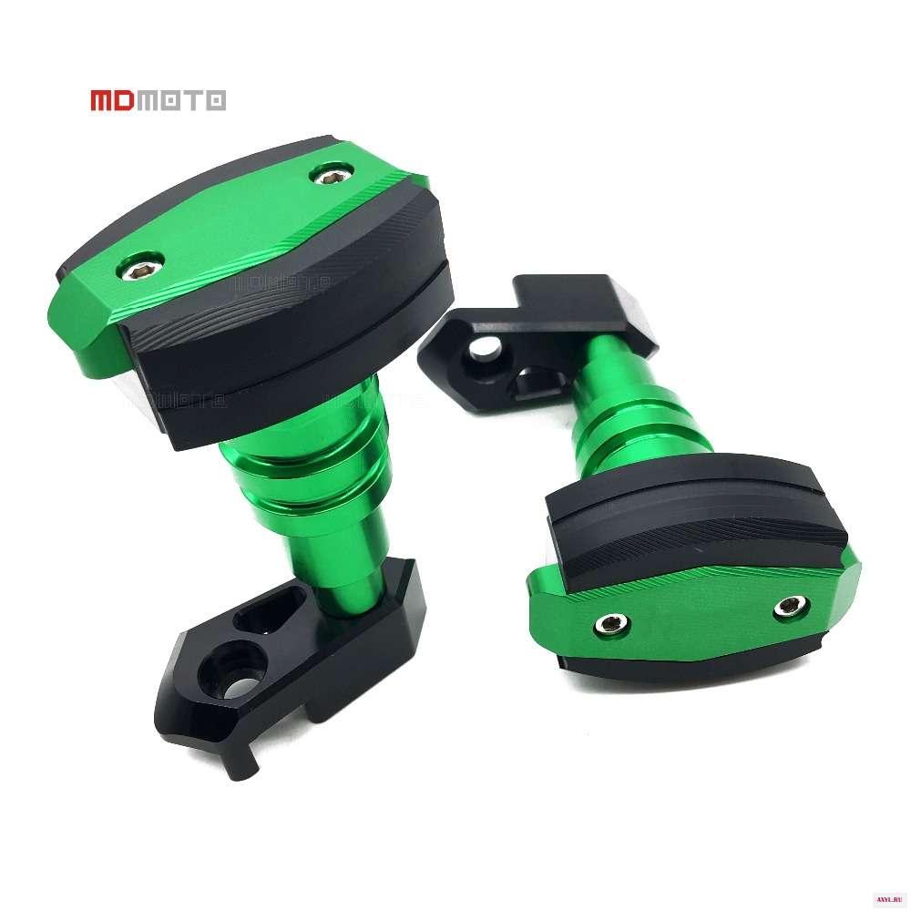Для kawasaki ZX10R ZX 10R 2004 2005 CNC мотоциклетные противоударные колодки выхлопная рама слайдеры защитные боковые