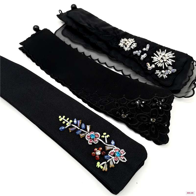 1 шт. модный кружевной свитер с вышивкой элегантный воротник свадебное платье аксессуары # белый и