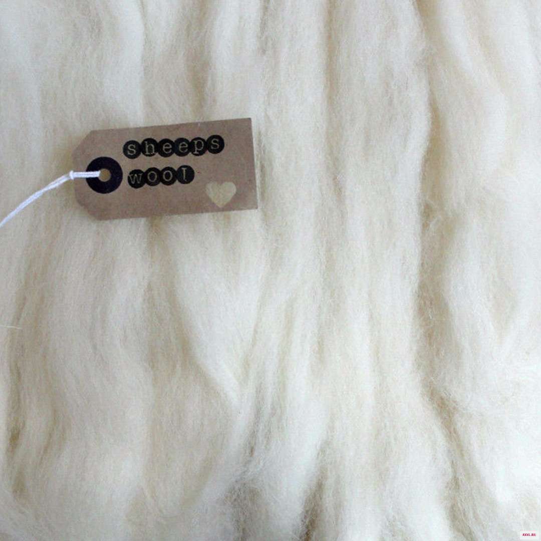 100g Cream White Needle Felting Wool Felting Wool Tops Roving Spinning Weaving DIY